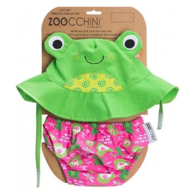 Zoocchini UV Set klobúčik a plavky Žabka