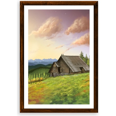 Poster Útulňa Andrejcová - Poster A3 + čierny rám (46,8€)
