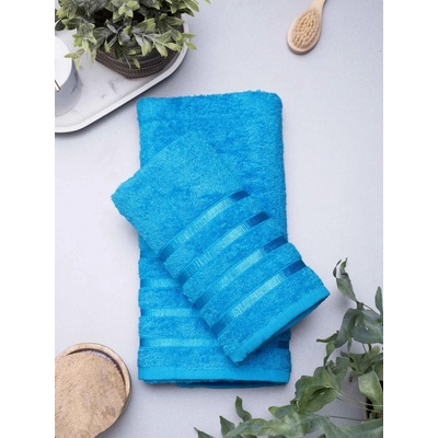 MKLuzkoviny Noemi bambusový ručník tyrkysový 50 x 100 cm – Zboží Mobilmania