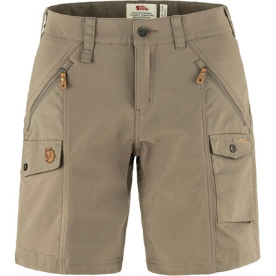 Fjällräven Дамски къси панталони Fjällräven Women's Nikka Shorts Curved Shorts - Suede Brown - размер 40 (EU) (112-0762-0714)
