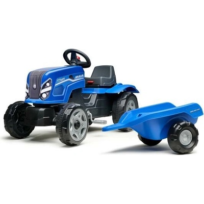 Falk Šliapací traktor New Holland s vlečkou
