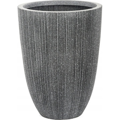 G21 Kvetináč plast čierny 37 x 37 x 48,5 cm