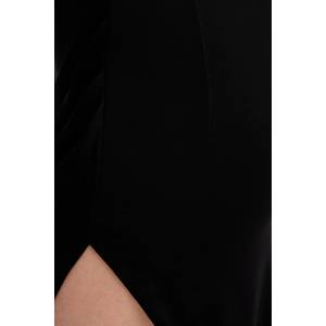 Elisabetta Franchi асиметрична рокля с вискоза (AB90661E2)