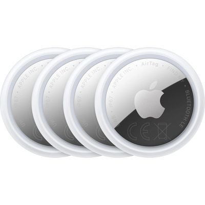Apple AirTag (2nd Generation) Pack of 4: Tracker for keychain, wallet and more: tracking device with sound, easy one-click setup via iPhone or iPad, key finder, precise search - MFEA4ZM/A (B0GJTMMWRS)