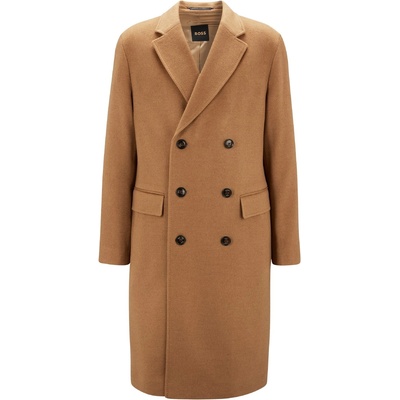 Boss Men's Henk Tailored Formal Coat - Med Beige