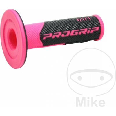ProGrip gumové rukojeti fluorescenční růžové/černé tloušťka 22/25 mm. délka 115MM zavřené
