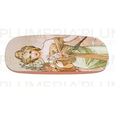 Plumeria pouzdro na brýle pevné Spring Alfons Mucha