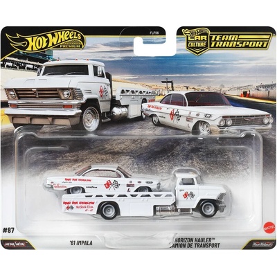 Mattel Hot Wheels Premium Car Culture Team Transport 61 Impala a Horizon Hauler