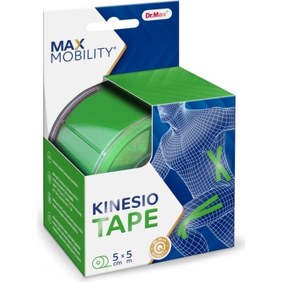 Dr. Max Kinesio Tape Green 5 cm x 5 m