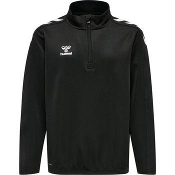 Hummel Горнище с цип Hummel Half Zip Poly Top Senior - Black