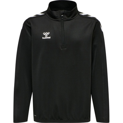 Hummel Горнище с цип Hummel Half Zip Poly Top Senior - Black