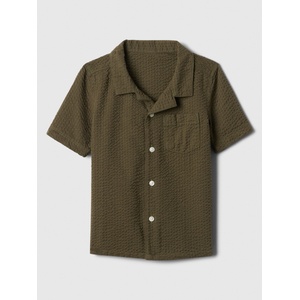 GAP Бебешка креп риза GAP GAP | Zelen | Момчешки | 98