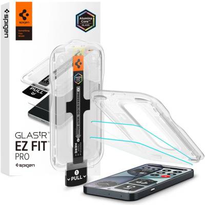 Spigen Стъклен протектор Spigen Glas. tR EZ-FIT Pro (AGL11682) (2 броя в комплект) - Nothing Phone (4a) - Прозрачен