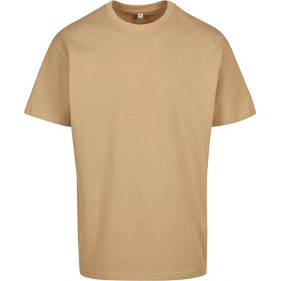 Build Your Brand tričko BY 102 oversize krátký rukáv pánské union beige