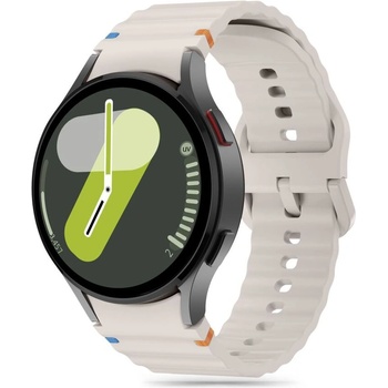 Tech-Protect Силиконова каишка за Samsung Galaxy Watch 4/5/5 Pro/6/7/FE от Tech-Protect Silicone Sport - Starlight (5906302313426)