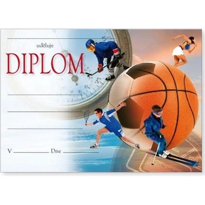 Sportovní diplom A4 – Zboží Dáma