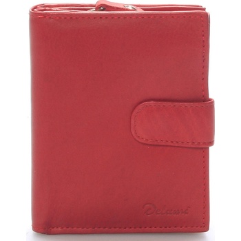 Dámská kožená peněženka Delami Celestiel červená červená