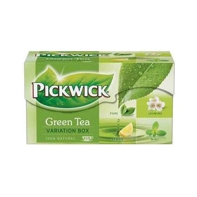 Pickwick čaj zelený Green tea variation citrón lemon jasmín earl 20 x 2 g