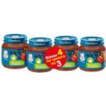 Nestle Пюре Nestle Gerber - Ябълки и боровинки, 3+1 подарък х 125 g (12500851) - baby