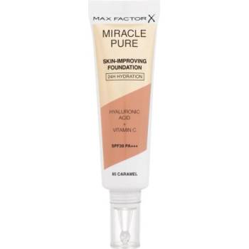 MAX Factor Miracle Pure Skin-Improving Foundation SPF30 грижовен хидратиращ фон дьо тен 30 ml нюанс 85 Caramel