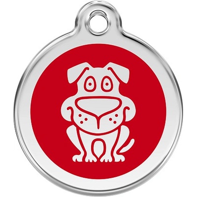 Red Dingo známka Dog Red Pes červený S 20 mm – Sleviste.cz