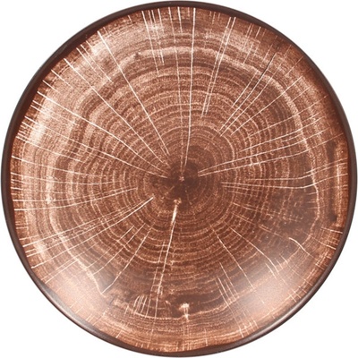 RAK Porcelain Woodart talíř hluboký 26 cm tmavě hnědá WDBUBC26OB-12