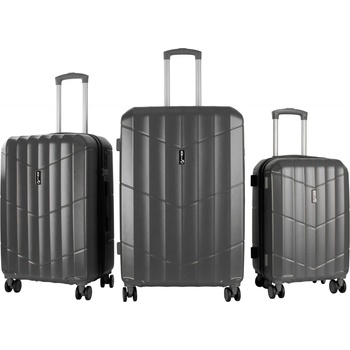 Aga Travel Sada MR4669 Sivá 93 l 63 l 33 l