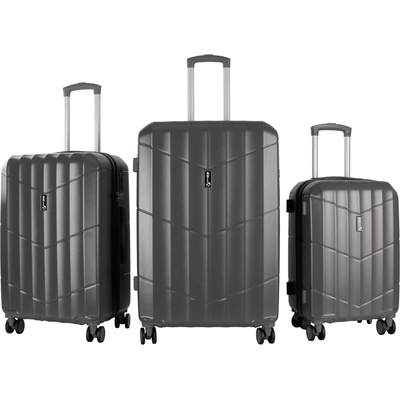 Aga Travel Sada MR4669 Sivá 93 l 63 l 33 l