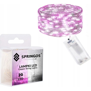 Vianočné osvetlenie na stromček Springos vo vnútri 2,2 m 11 - 20 svetiel