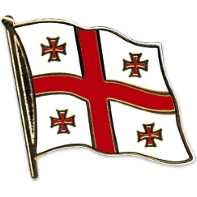 Odznak (pins) 20mm vlajka Gruzínsko - farebný