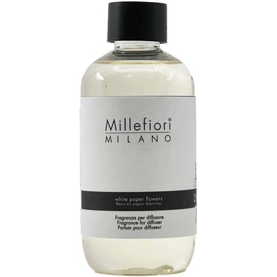 Millefiori Milano White Paper Flowers aroma náplň pro difuzér 250 ml