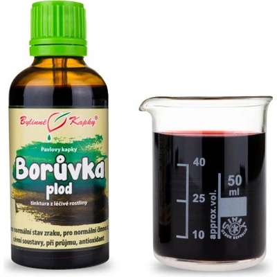 Bylinné kapky tinktura Borůvka plod 50 ml