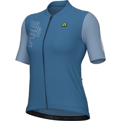 Alé Дамска фланелка с къс ръкав за колоездене Alé Women's PR-E Follow Me S/S Jersey Cycling jersey - Denim - размер XL (156-2365-0116)
