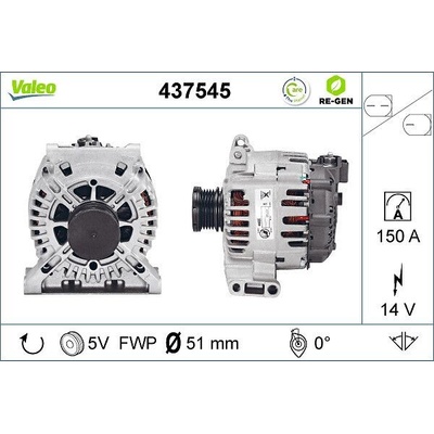VALEO 437545 generátor (437545)
