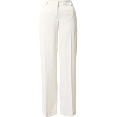 WEEKDAY Панталон с ръб 'Riley' бяло, размер 34