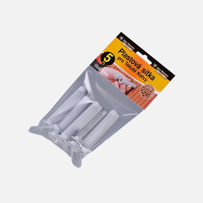 Den Braven Plastová sítka pro kotvení do dutých materiálů - 20 x 85 mm - 5 ks blistr