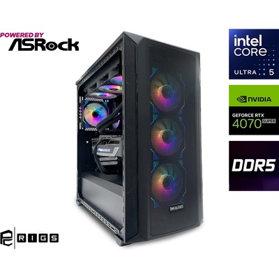 PCBuild Reaper Dark BK - Core Ultra 5 245KF / RX 9070 XT / 32GB DDR5 / 2TB NVMe (48971)