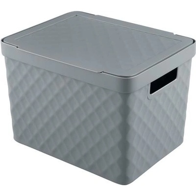 Heidrun Plastový košík s vekom 36x27x23cm