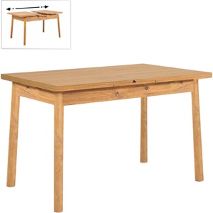TopMebel Разтегателна маса Jemmy TopMebel от меламин в цвят атлантически бор 120/153x75x77cm