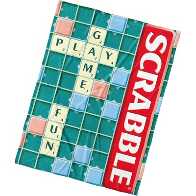 Carbotex Mikroplyšová deka Scrabble 150x200