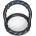Paloqueth Dual Soft Silicone Erection Ring Black