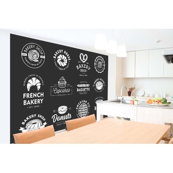 DIMEX ART s. r. o Самозалепваща се флизелинова фототапета плакат на пекарна 375 x 250 см