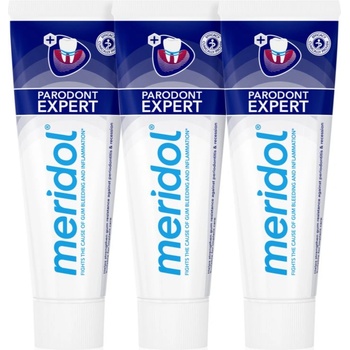 Meridol Parodont Expert паста за зъби против кървене на венци и пародонтоза 3x75ml