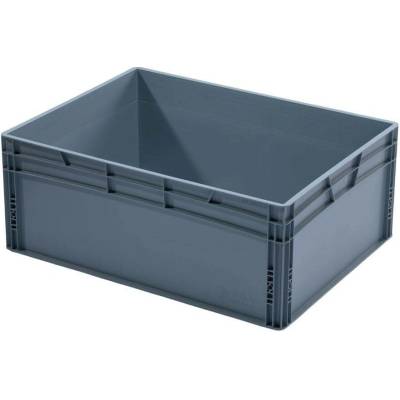 TBA Plastové obaly s.r.o. Plastová Euro přepravka 800 x 600 x 320 mm, plný úchyt