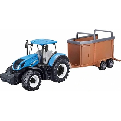 Bburago Farm Traktor na setrvačník s vlečkou 10 cm, více druhů