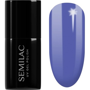 Semilac UV Hybrid Pastel Neons гел лак за нокти с използване на UV/LED лампа цвят 602 Dark Jeans 7ml