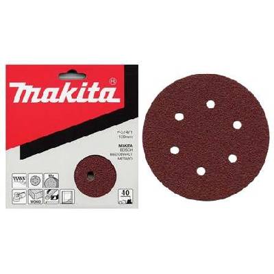 Шлайф хартия MAKITA Velcro 150 мм 6 отвора K400, 10 бр. P-37552 (P-37552)