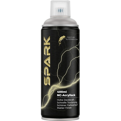 Spark akrylovánmatná 400 ml stredne šedá