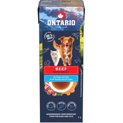 Ontario Vyvar hovadzi z kosti pre psov a macky 1 l