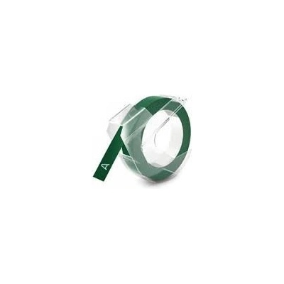 Compatible Съвместима лента с Dymo S0898160, 9mm x 3m, бял печат / зелен фон (S0898160)